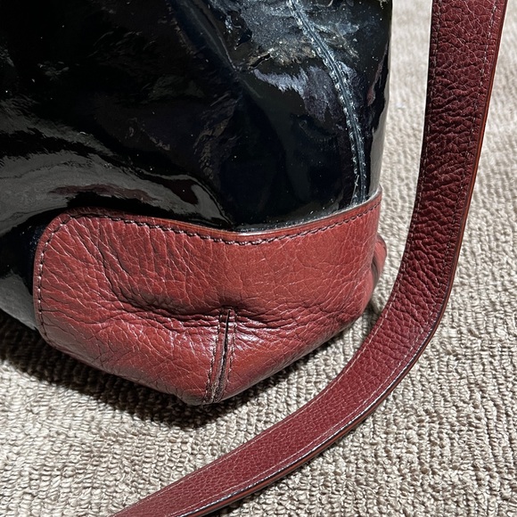 Kate Spade Black and Burgundy Shoulder Bag - Picture 4 of 16